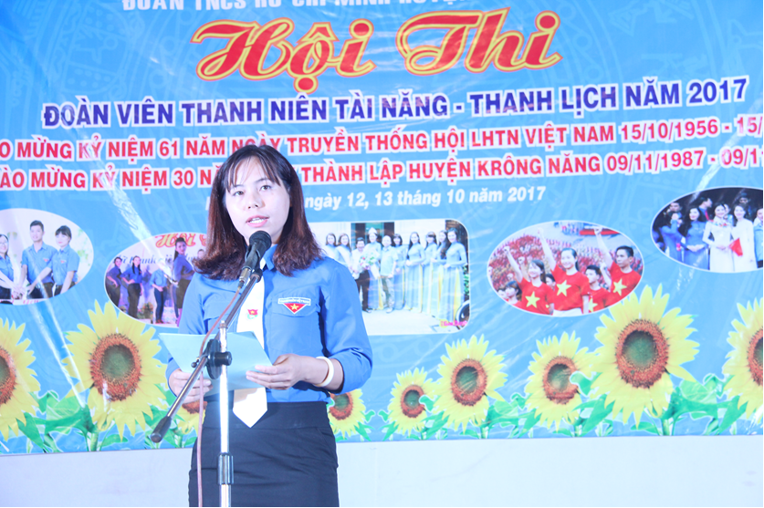Hội thi cán bộ đoàn tài năng, thanh lịch 2017